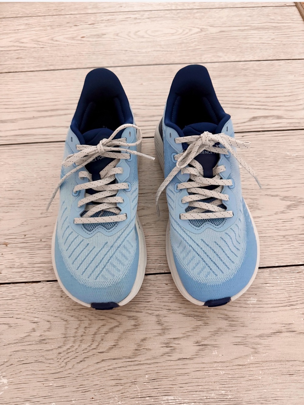 Altra Powder Blue and Navy Women's Running Sneakers